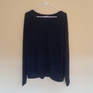 Dark blue/green Athleta CRISS CROSS sweatshirt